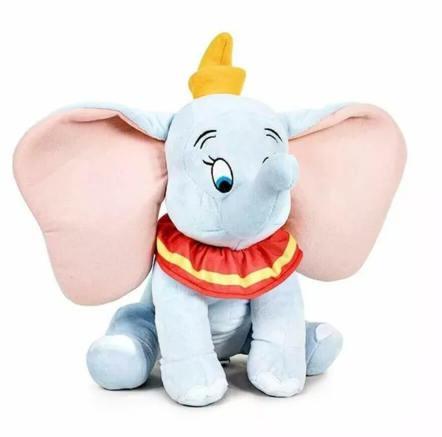 DUMBO PELUCHE DISNEY 100% ORIGINALE 30cm plush OLOGRAMMA CE soft pupazzo TOP NEW