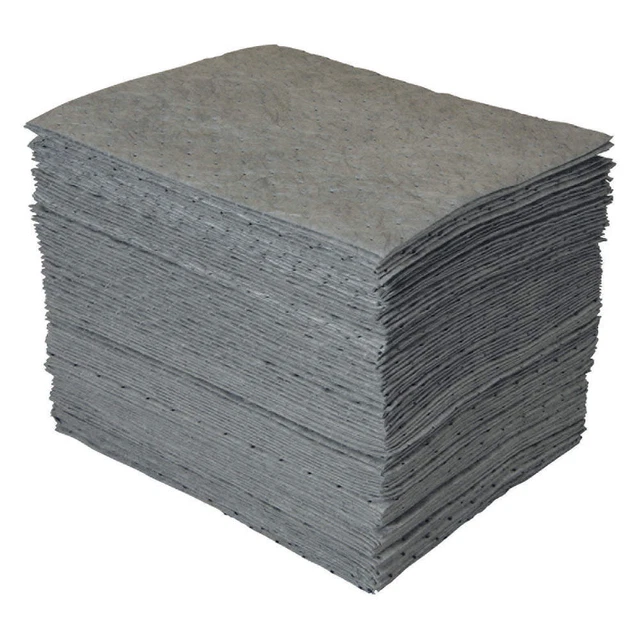 CONDOR 35ZP92 Absorbent Pad,Universal,Gray,PK100