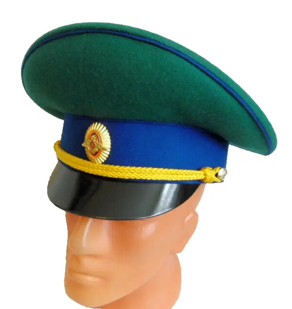 ORIGINAL RUSSIAN FSB Border Guard Officer Visor Hat Cap Badge New 59cm ...