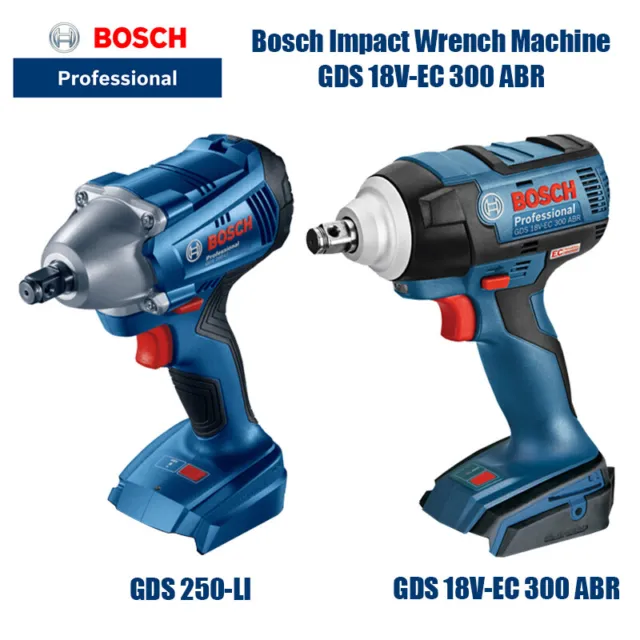 Bosch Cordless Impact Wrench Tool 250-Li GDS 18V-EC 300 Schlagschrauber Körper