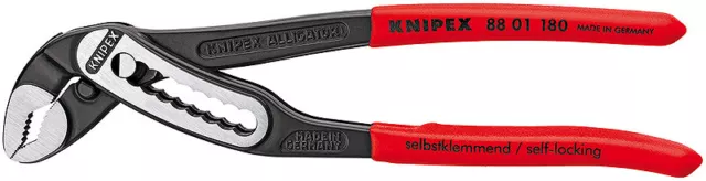 Knipex 8801180SBA Alligator Degrees Water Pump Pliers w/Coating 7 1/4 In