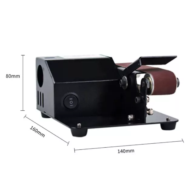 Mini Electric Belt Sander Industrial Grade Polishing and Sharpening Machine 120W