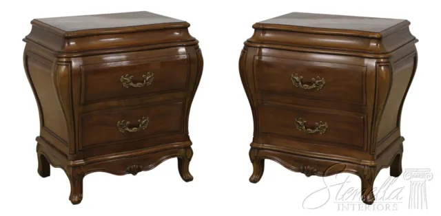 L56798EC: Pair KARGES French Style Walnut Nightstands
