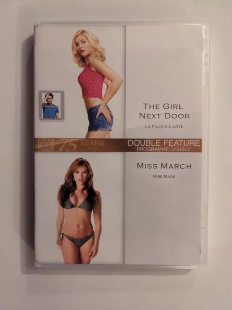 Double Feature The Girl Next Door, Miss March Unrated (DVD 2010) Bilingual