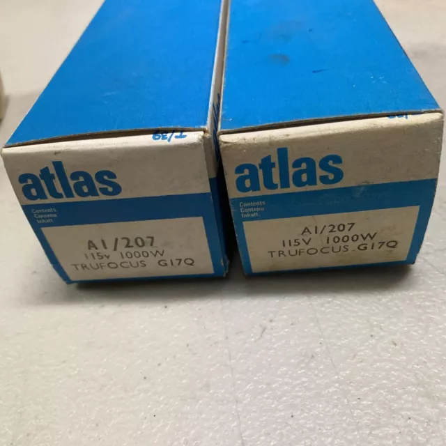 Atlas A1/207 115V 1000W Trufocus G17Q Projector Bulb New Old Stock