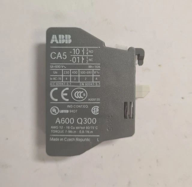 Contacteur auxiliaire 690V ABB A600 Q300