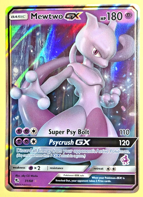 Carte Pokémon Mewtwo GX 31/68 Battle Academy Ultra Rare