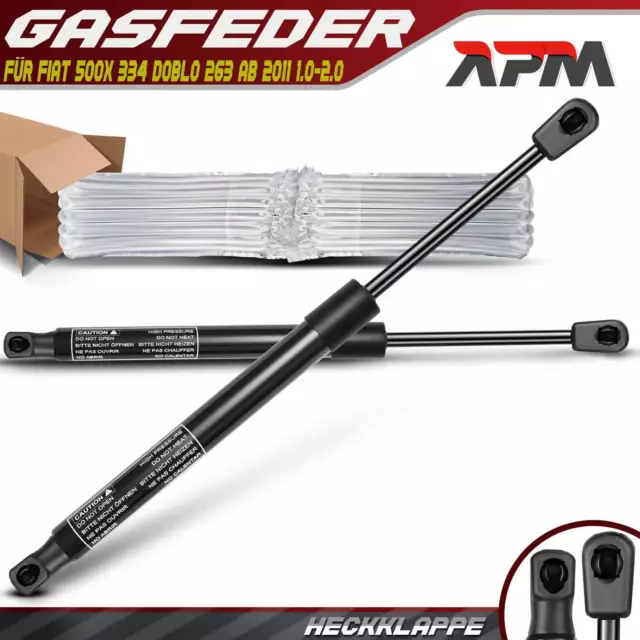 2x Gasfeder Gasdämpfer Heckklappe für Fiat 500X 334 Doblo 263 ab 2011 1.0L-2.0L