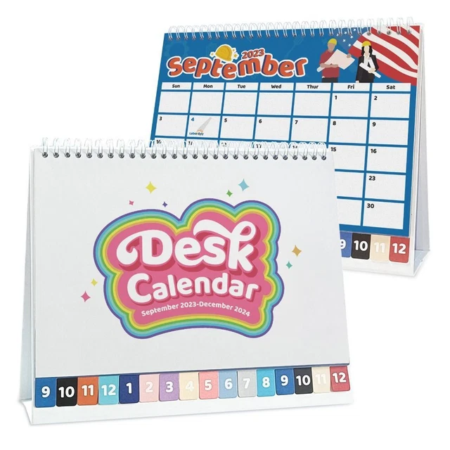 2024 DOODLE DESK Calendar Desk Calender 2024 Monthly, Desktop