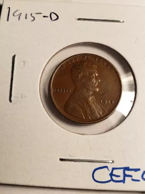 1915 D Lincoln Wheat Penny Cent Choice Extremely Fine Condition