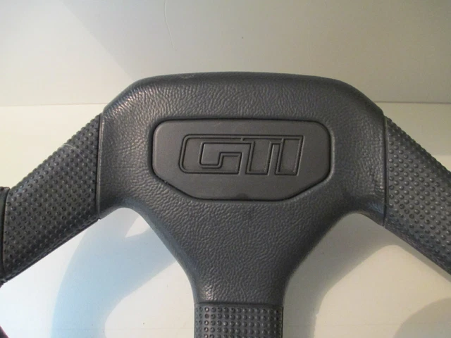 Centre De Volant Gris D'origine Pour Peugeot 205 - Pièce Neuve - Fixation Intacte