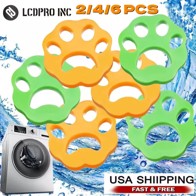 Reusable Washing Machine Hair Remover Pet Fur Catcher Filtering Ball Cleaning US