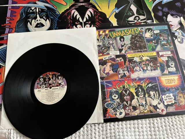 Kiss Unmasked Lp Promotional Copy Plant 26 Vinyl Promo
