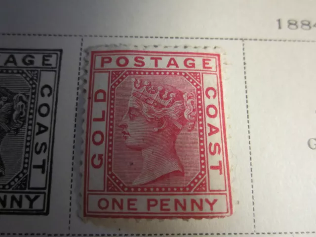 Gold Coast Stamps 1885 & 1888 - All Hinged - 2