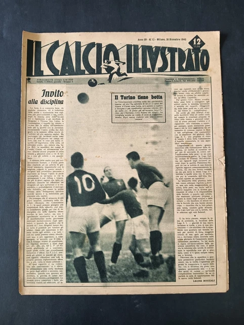 Il calcio e il ciclismo illustrato 1953 N° 2 Inter Juventus 23/6