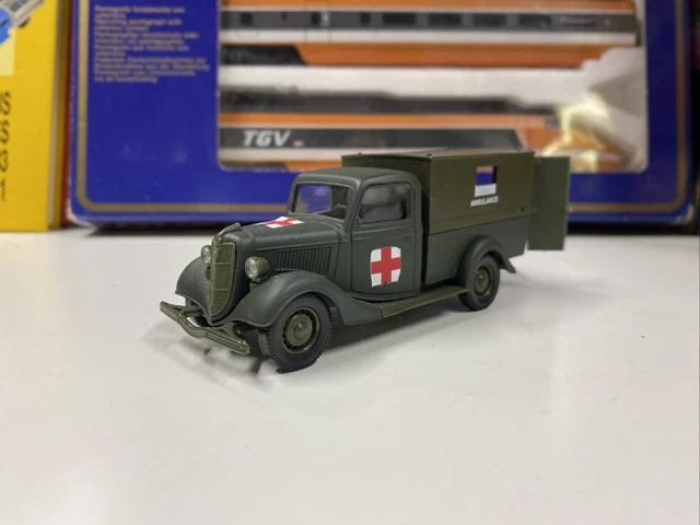 SOLIDO PIECES DETACHEES FORD V8 1936 1/43eme MILITAIRE ( AVRIL 2024