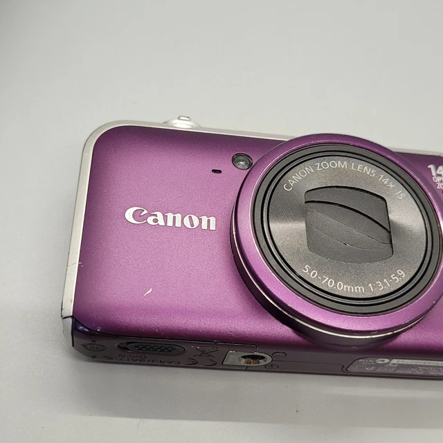 Canon PowerShot SX220 HS 12,1 megapixel fotocamera digitale compatta viola testata 22