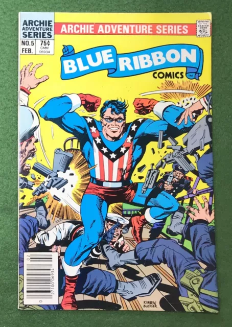 Blue Ribbon Comics #5 Archie Adventure Series Jack Kirby vf
