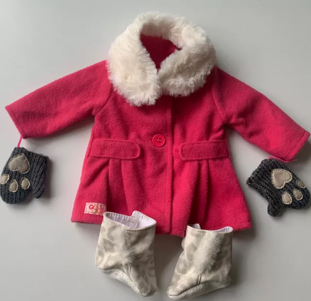 Our Generation SNOW SWEET WINTER Set Coat And Mittens