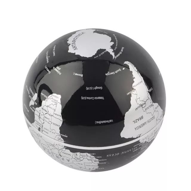 C Shape LED World Map Decoration Magnetic Levitation Floating Globe Light AU 3