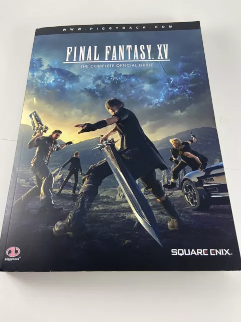 FINAL FANTASY XV Complete Official Strategy Guide Map Poster Included PIGGYBACK