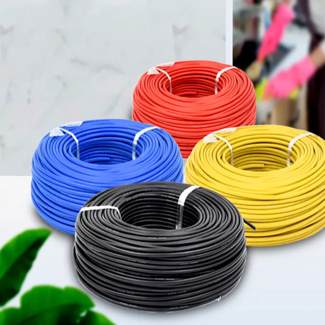 Alambre de silicona suave estándar americano 10M 10AWG-30AWG alambre de cobre latado