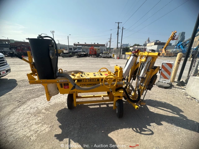 2022 E-Z Drill 210B-2 SRA Two Gang Slab Rider Concrete Drill Commercial bidadoo
