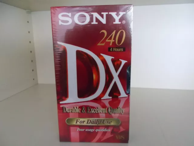 Sony VHS 240Dx, Cinta de Video, #K-72-3