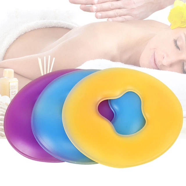Almohada de silicona hueca boca abajo herramienta de masaje almohada facial almohada de masaje