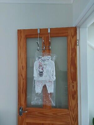 New Baby Girls Hello Kitty 3 Piece Outfit, Jacket T-Shirt Joggers Age 0-3 Months