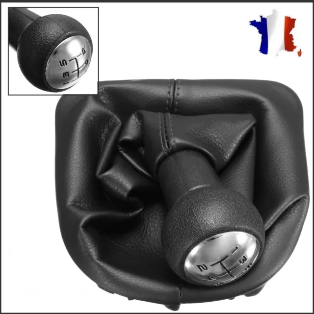 POMMEAU LEVIER DE VITESSE 5 VITESSES SOUFFLET compatible PEUGEOT 307 307 SW CC