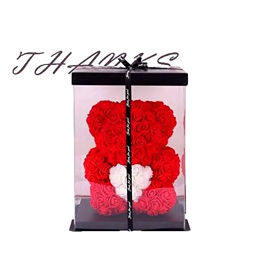 ORSO TEDDY ROSE 25cm con scatola da regalo rosso orsetto con idea regalo  amore EUR 22,99 - PicClick IT