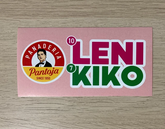 Leni Robredo and Kiko Pangilinan 2022 Philippine Election Sticker 