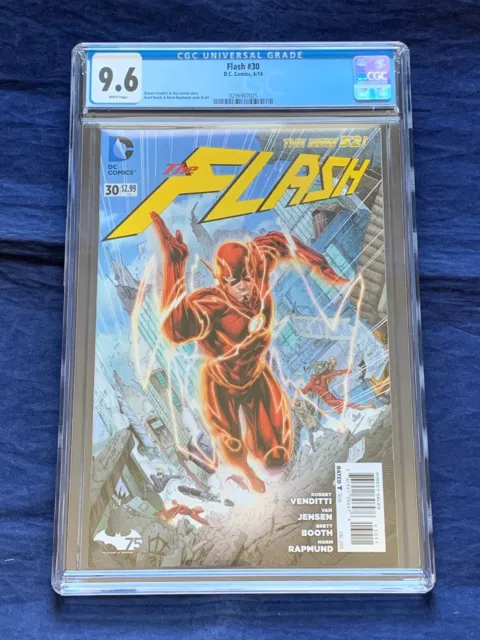 Flash #30 CGC 9.6 NM+ New 52 - 1st cameo appearance of Wallace R West Kid Flash