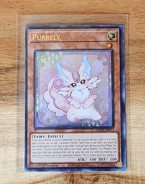 Yu-Gi-Oh! - Purrely - AMDE-EN013 - 1st Edition - Ultra Rare - Near Mint