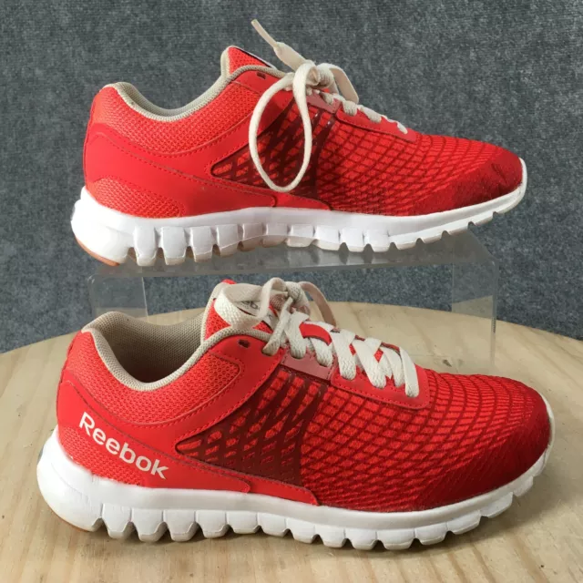 Reebok Shoes Womens 6.5 Sublite Escaoe 3 Running Sneakers Red Mesh Lace Up
