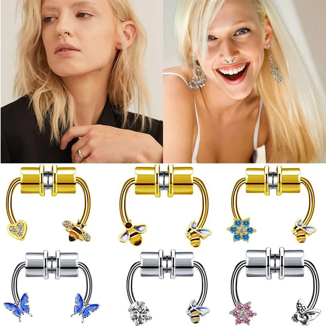 Fake Nose Piercings Fake Nose Rings Magnetic Nose Ring Nose Ring Hoop