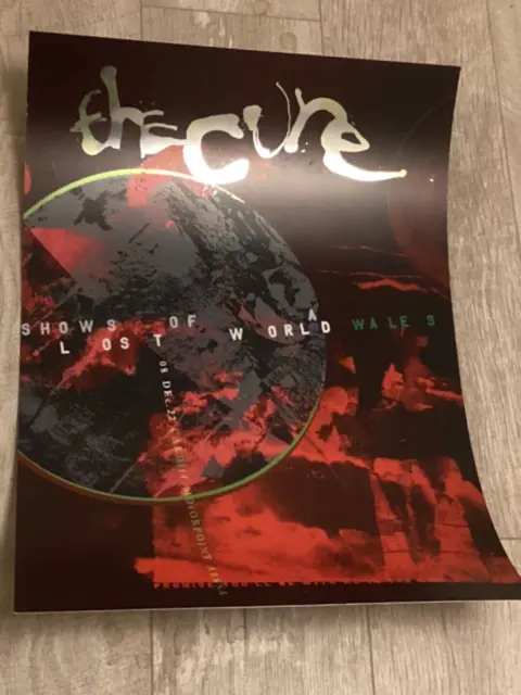 The Cure - Cardiff, Wales, Dec.2022 Official Memorabilia Concert/Gig Poster