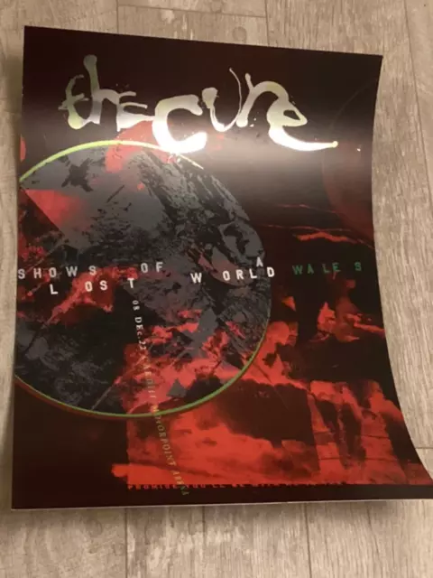 The Cure - Cardiff, Wales, Dec.2022 Official Memorabilia Concert/Gig Poster