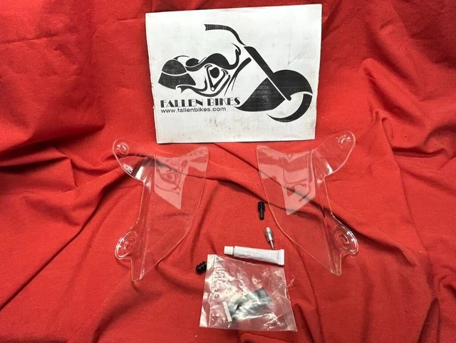Kuryakyn 97-04 Harley Davidson Touring Clear Saddle Heat Shields 1107