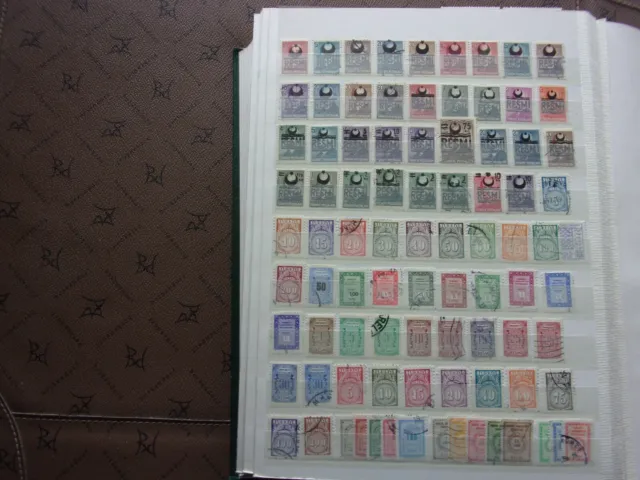 TURQUIE - lot de timbres service obl ou n* MH (FG)