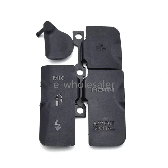 2 Tappi Di Gomma USB Per Canon 5D Mark II - Ricambio Per Fotocamera - Foto 5