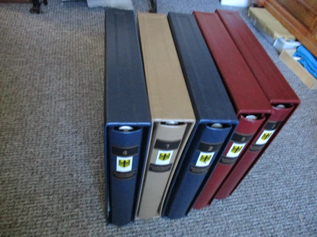 5 Exclusive Safe Ringbinder / Schuber + 90 Stabile Doppelseiten !!!