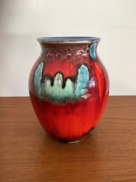 Poole Pottery Volcano Vase 16cm