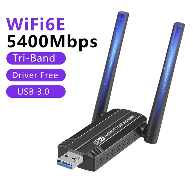 GOWENIC Scheda Di Rete Wireless USB 3.0 W50L 5DB - Adattatore WiFi Dual Band 1200Mbps (2.4GHz+5GHz) Con Antenna, Chip RTL8812AU, Modalità AP