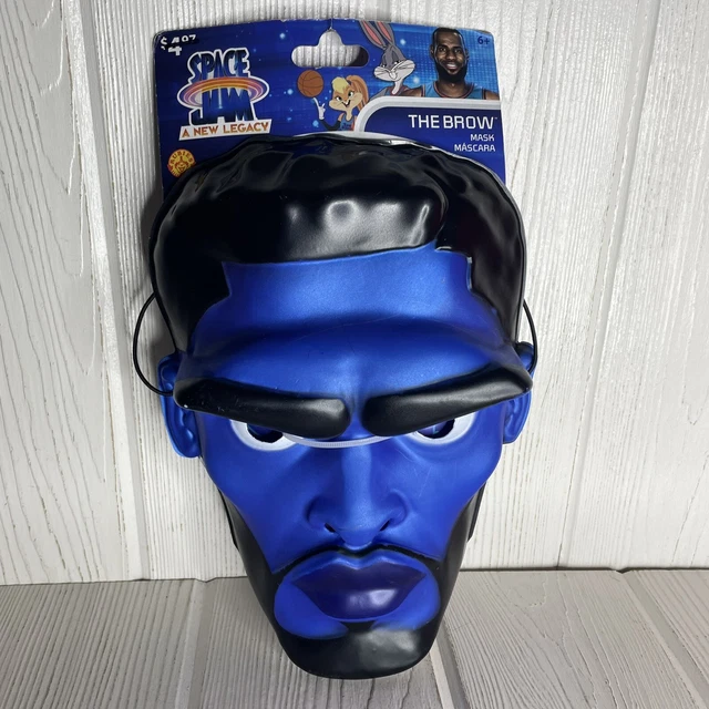 SPACE JAM THE Brow 1/2 Mask New Blue Black Rubies 6+ Halloween Kids 9.