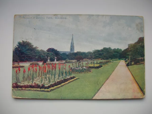 Glasgow postcard – Queen’s Park. (Brandon Series - Very Early 1900s)