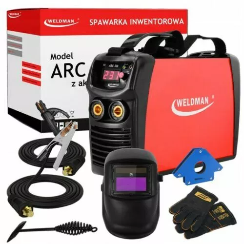 Weldman® ARC 230 Poste à souder Inverter soudage MMA 230A ARC - KIT