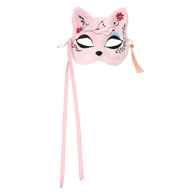 Forniture per feste maschera di volpe mezza faccia fare metà viso gatto uomo bambino