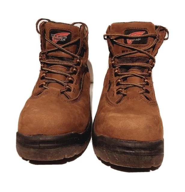 RED WING STEEL Toe Work Boots 2340 ~ Waterproof Safety Toe Women's 5.5 ...